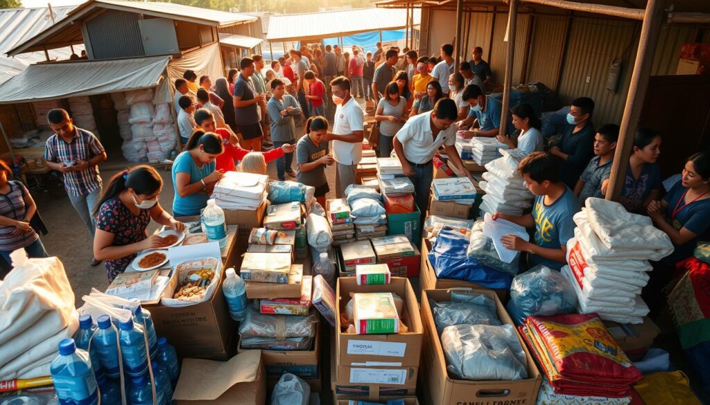 Bantuan Darurat di Posko Swadaya
