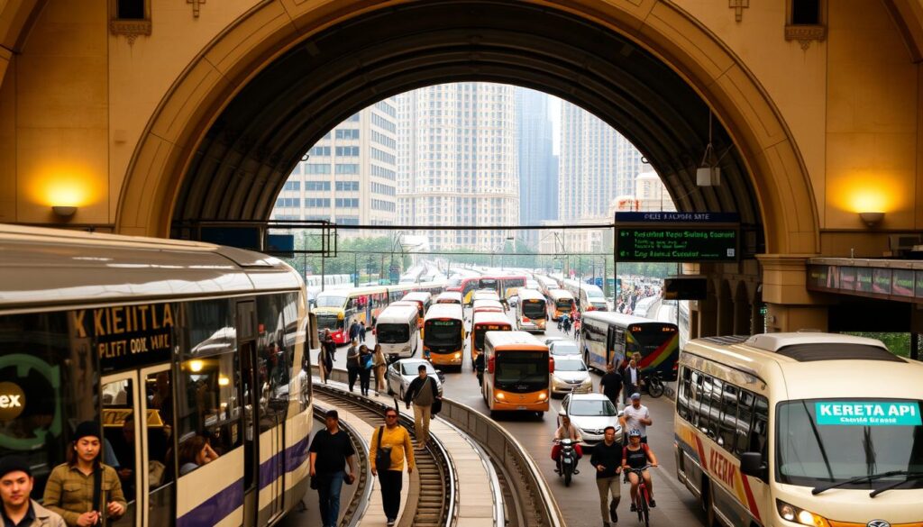 Kereta Api dan Transportasi Umum