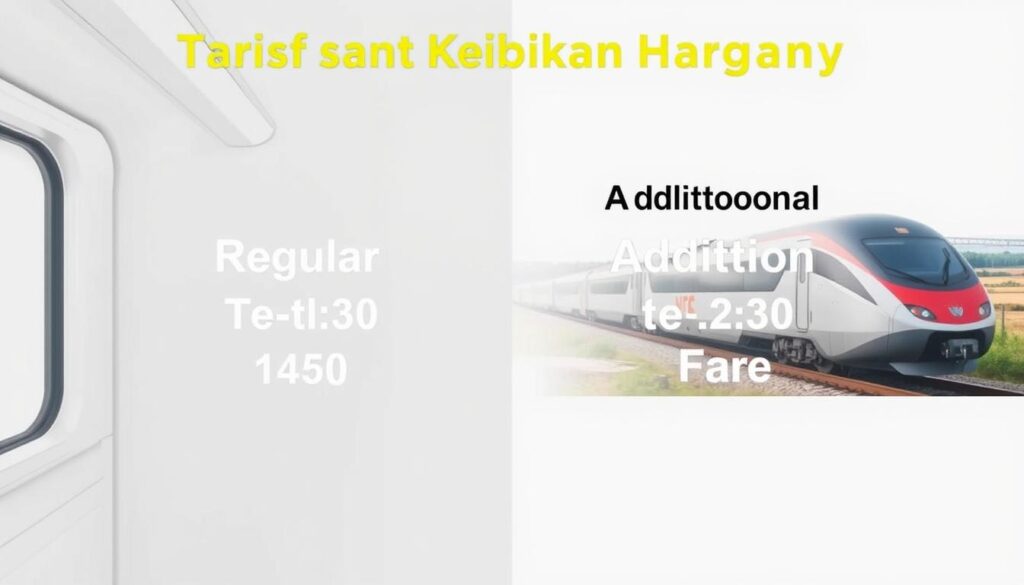 Perbandingan Tarif KA Reguler dan KA Tambahan