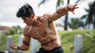 Atlet melakukan kombinasi latihan functional training dan calisthenics untuk meningkatkan power otot