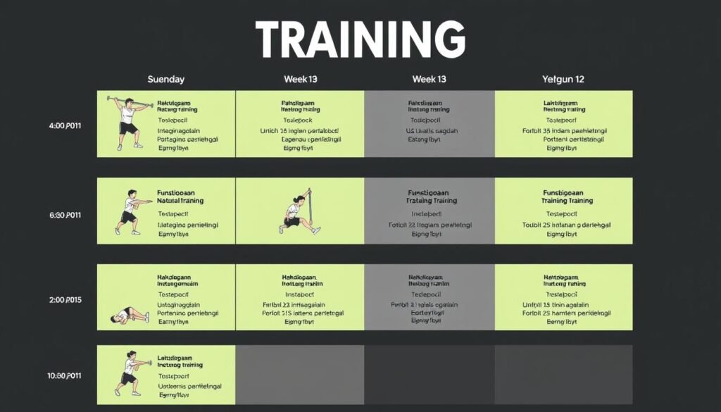 Ilustrasi program latihan 4 minggu functional training dan calisthenics untuk meningkatkan power otot Ilustrasi program latihan 4 minggu functional training dan calisthenics untuk meningkatkan power otot