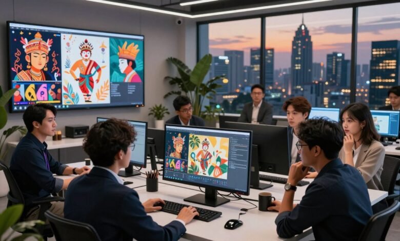 AI art generator Indonesia