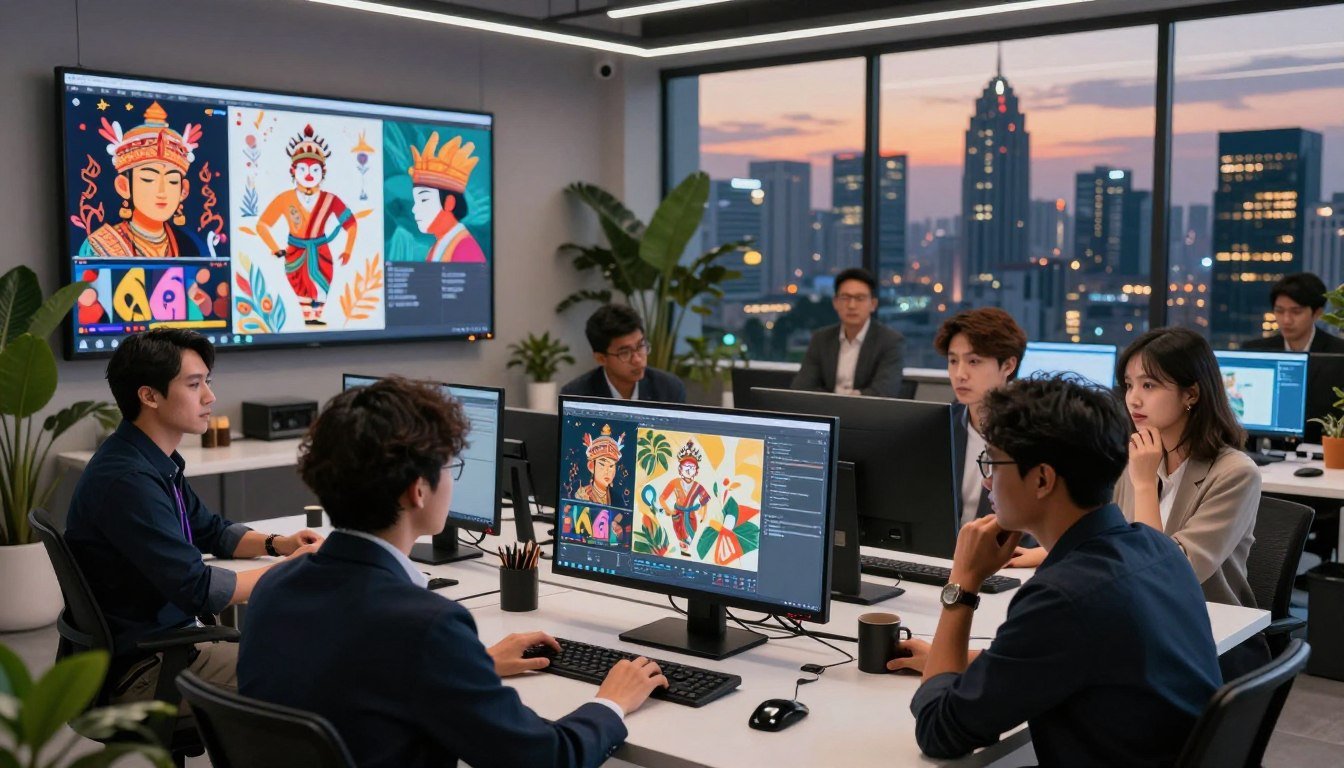 AI art generator Indonesia