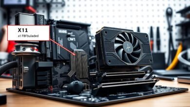 PCIe bifurcation x1 ke x8